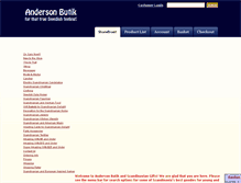 Tablet Screenshot of andersonbutik.com